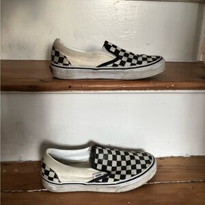 Vans Checkerboard Slip-On Sneakers